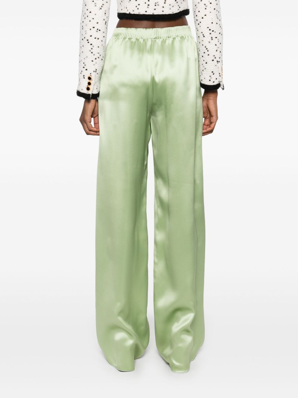 Valentino wide leg silk trousers Trousers Valentino