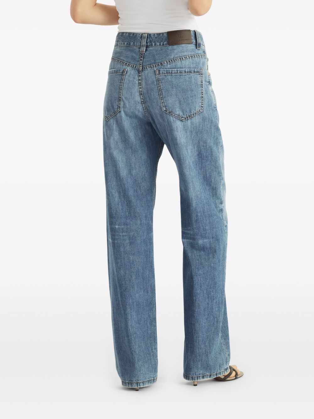 Brunello Cucinelli cotton boyfriend jeans Jeans Brunello Cucinelli