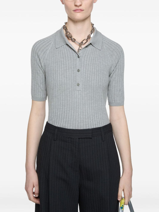 Acne Studios polo silk T-shirt Topwear Acne Studios