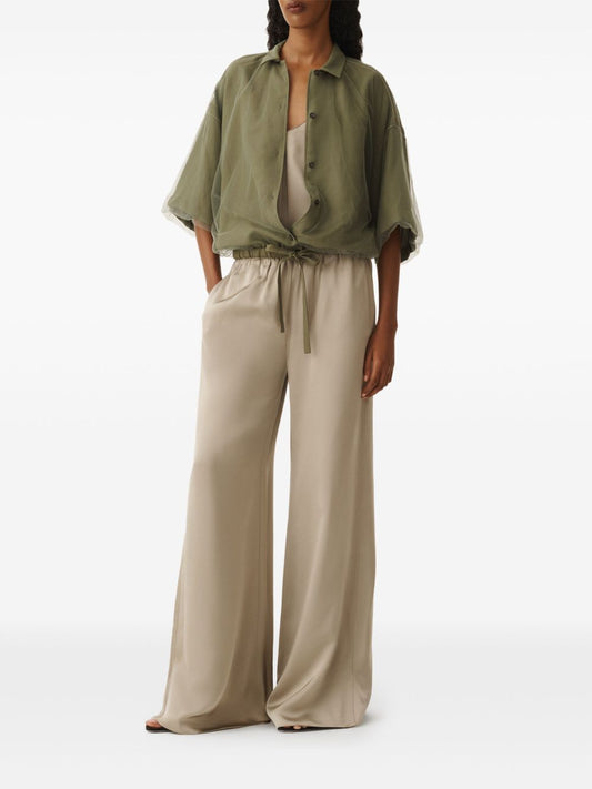 Fabiana Filippi Amelia Viscose satin trousers Trousers Fabiana Filippi