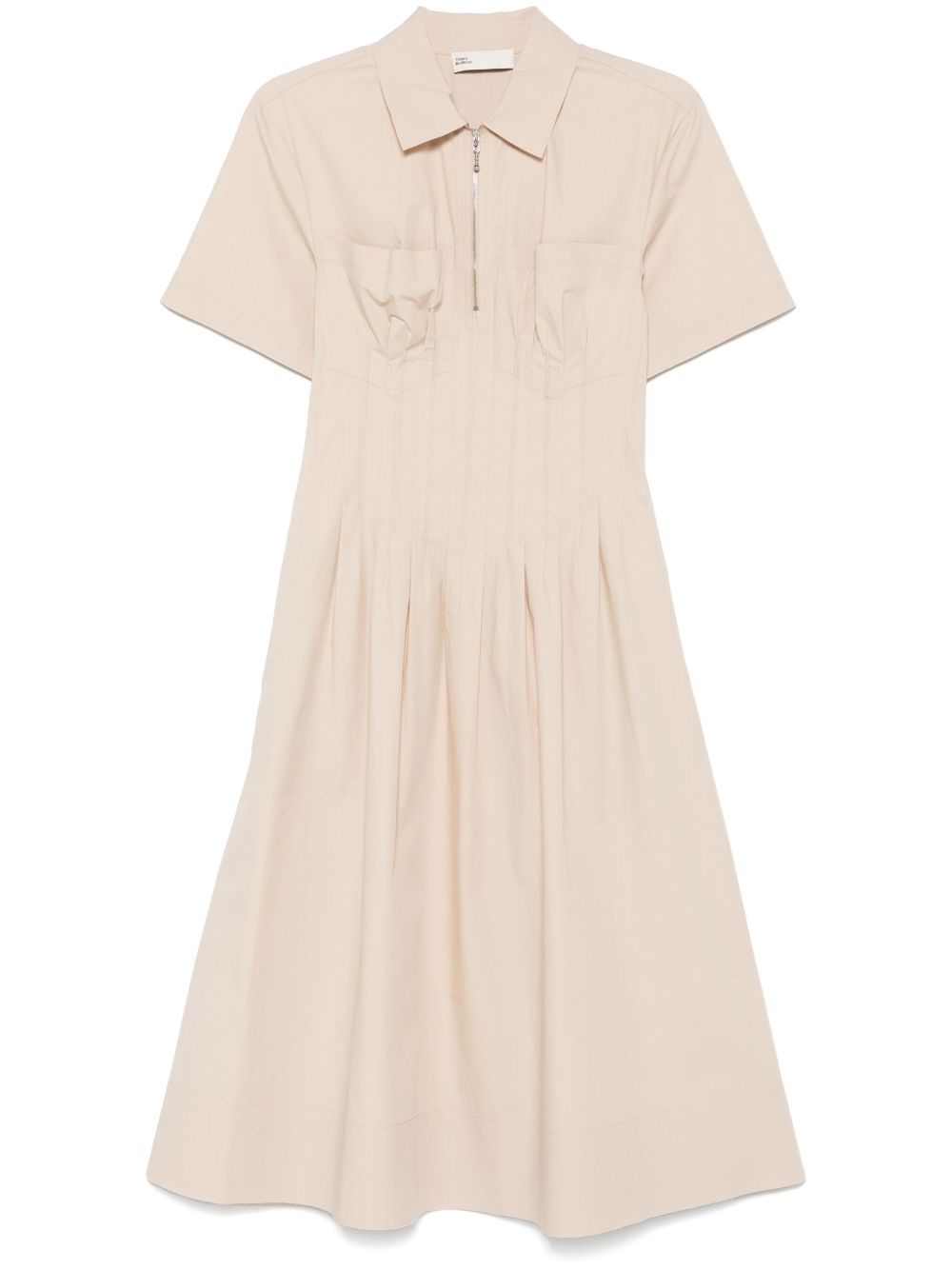 Tory Burch Poplin dress with pleats Dresses Tory Burch