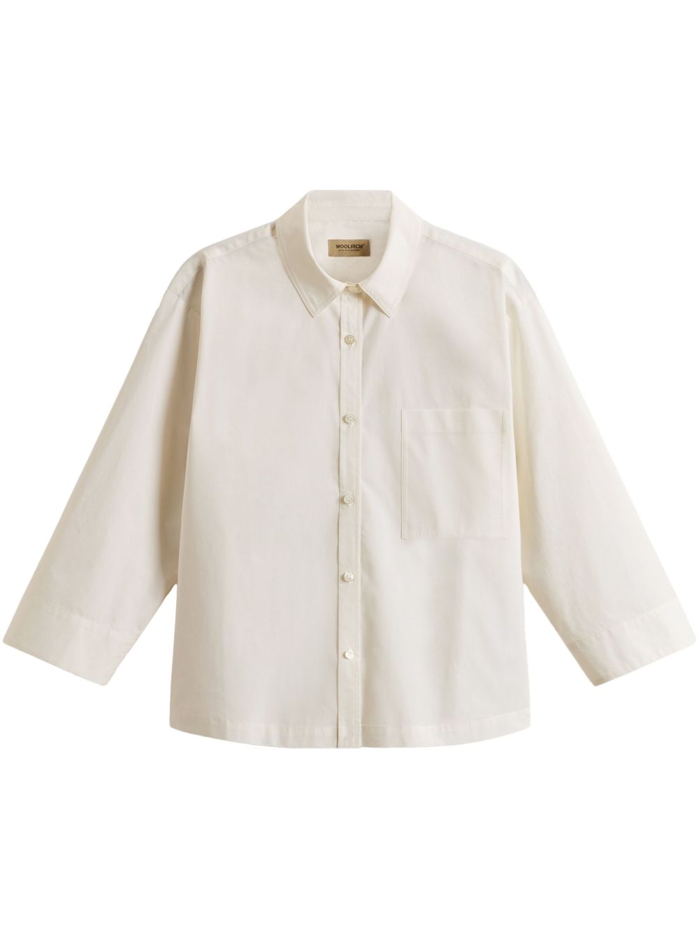 Woolrich Pure cotton poplin shirt Shirts Woolrich