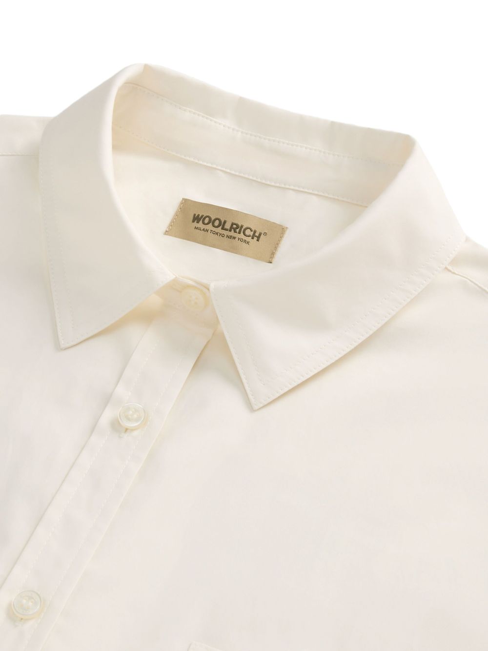 Woolrich Pure cotton poplin shirt Shirts Woolrich