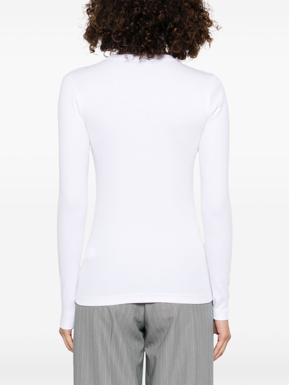 Fabiana Filippi T-shirt With Diamond Thread Detail Topwear Fabiana Filippi