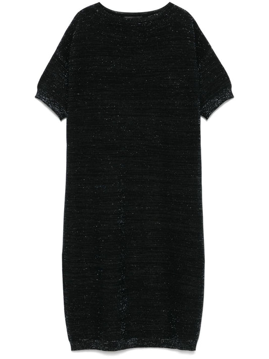 Fabiana Filippi Lamé Midi Dress Dresses Fabiana Filippi