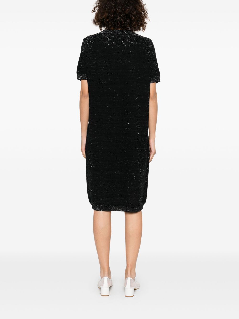 Fabiana Filippi Lamé Midi Dress Dresses Fabiana Filippi