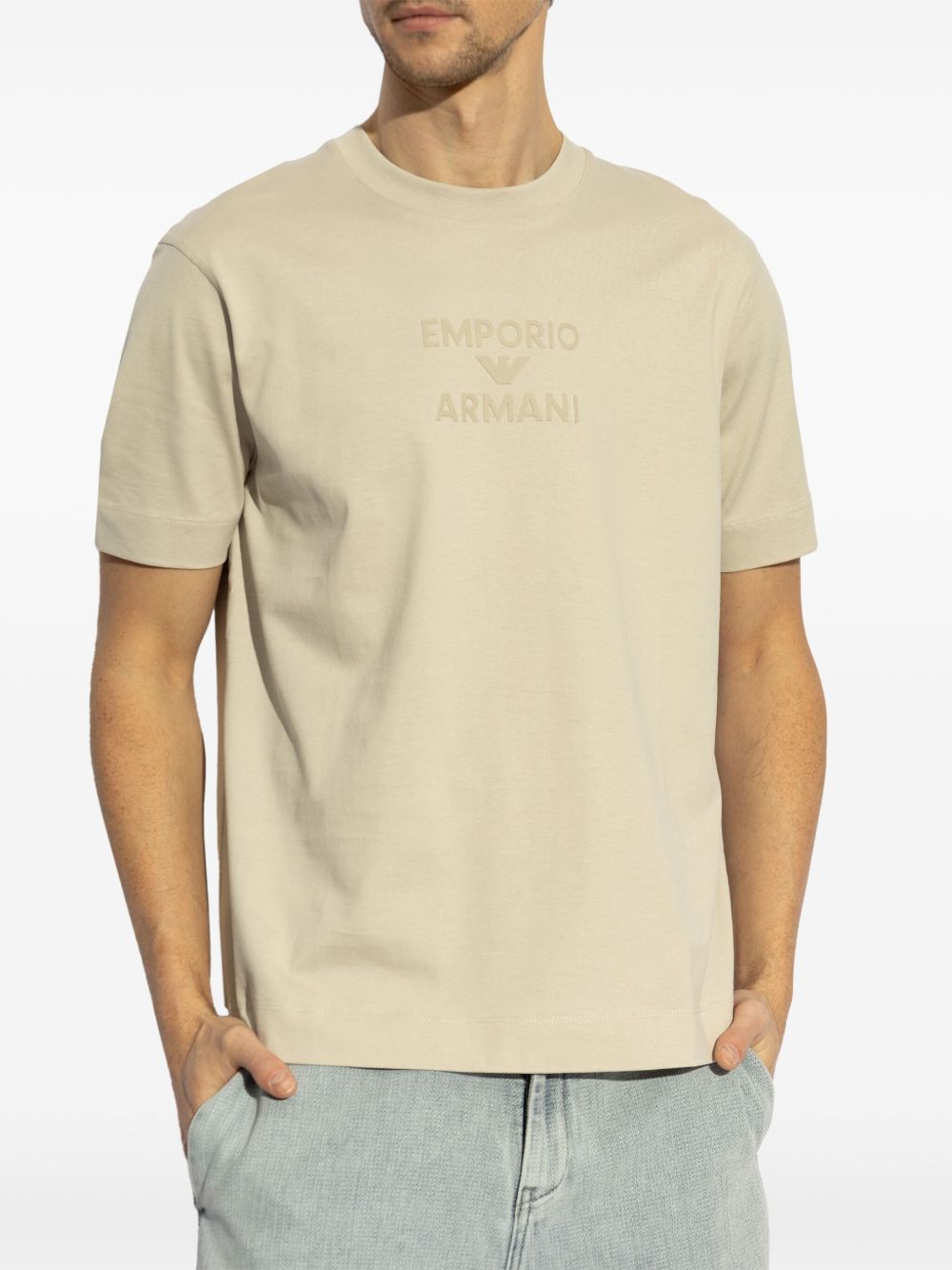 Emporio Armani logo printed T-shirt Topwear Emporio Armani