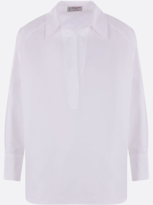 Alberto Biani V-neck cotton shirt Shirts Alberto Biani