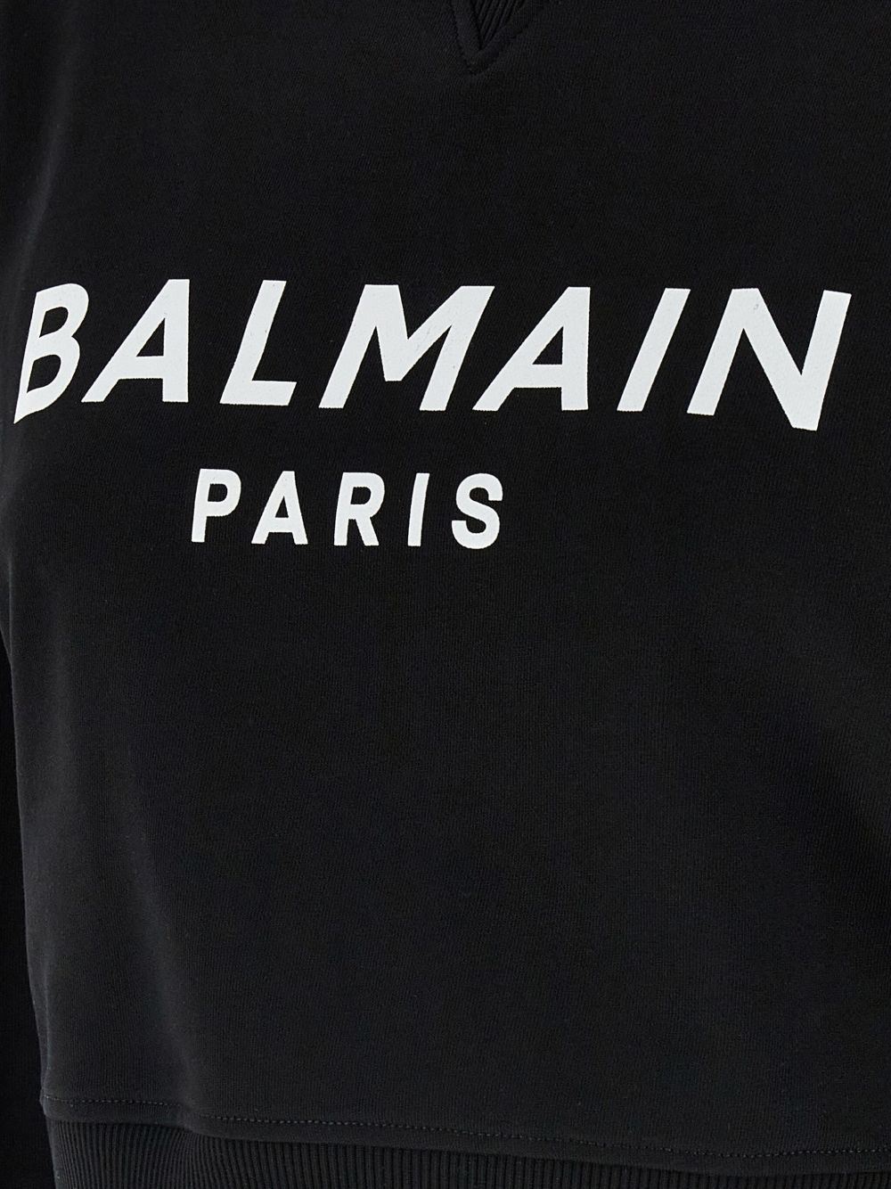 Balmain logo print cotton sweatshirt Topwear Balmain