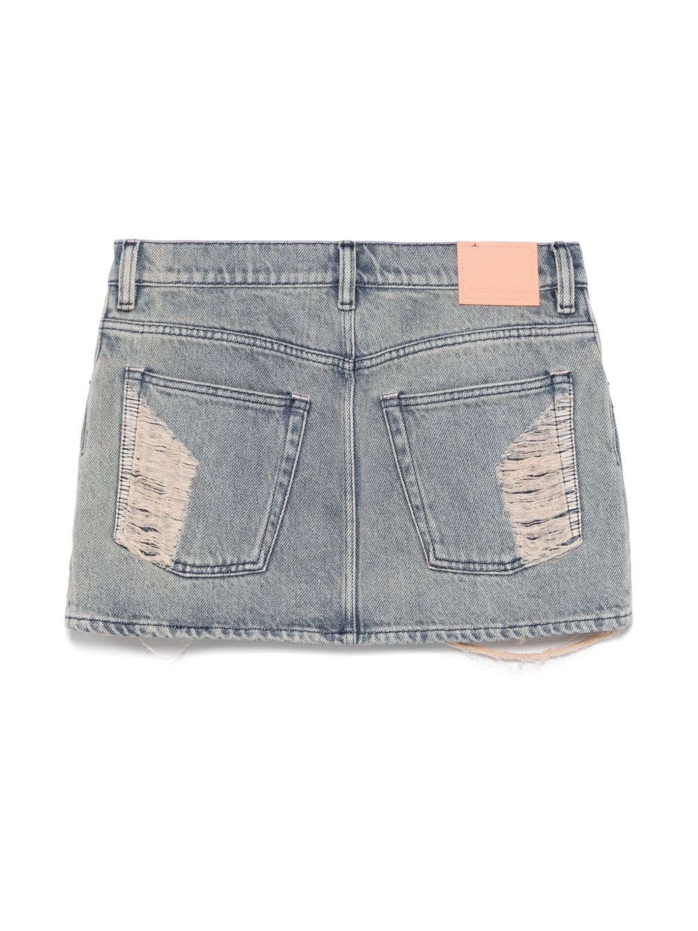 Acne Studios Macaria distressed denim miniskirt Skirts Acne Studios