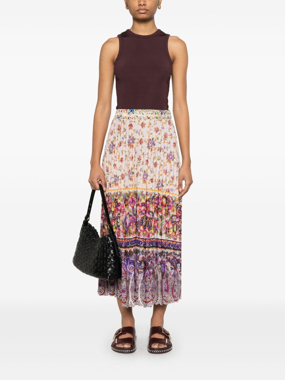 Pierre Louis Mascia ceto pleated design skirt