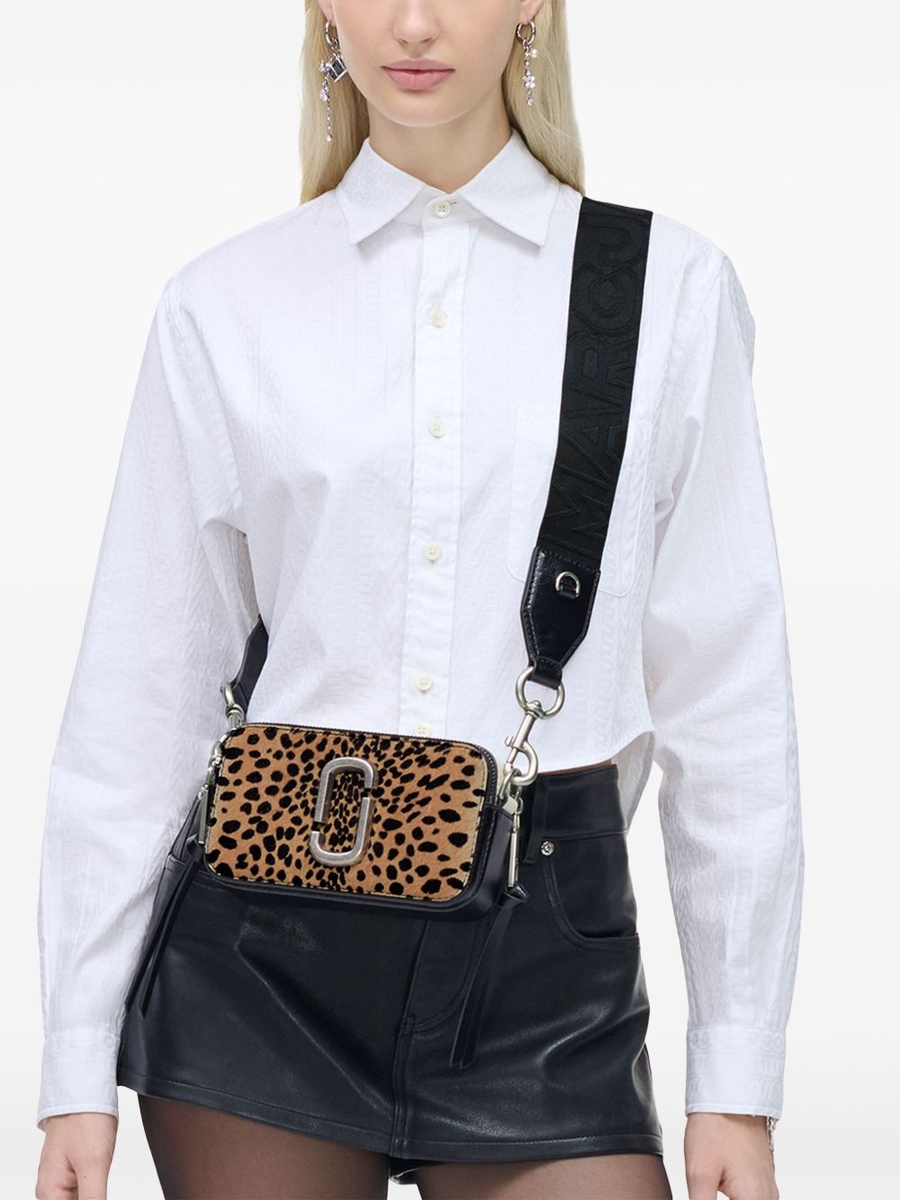 Marc Jacobs The Cheetah Snapshot Cross Body Bag