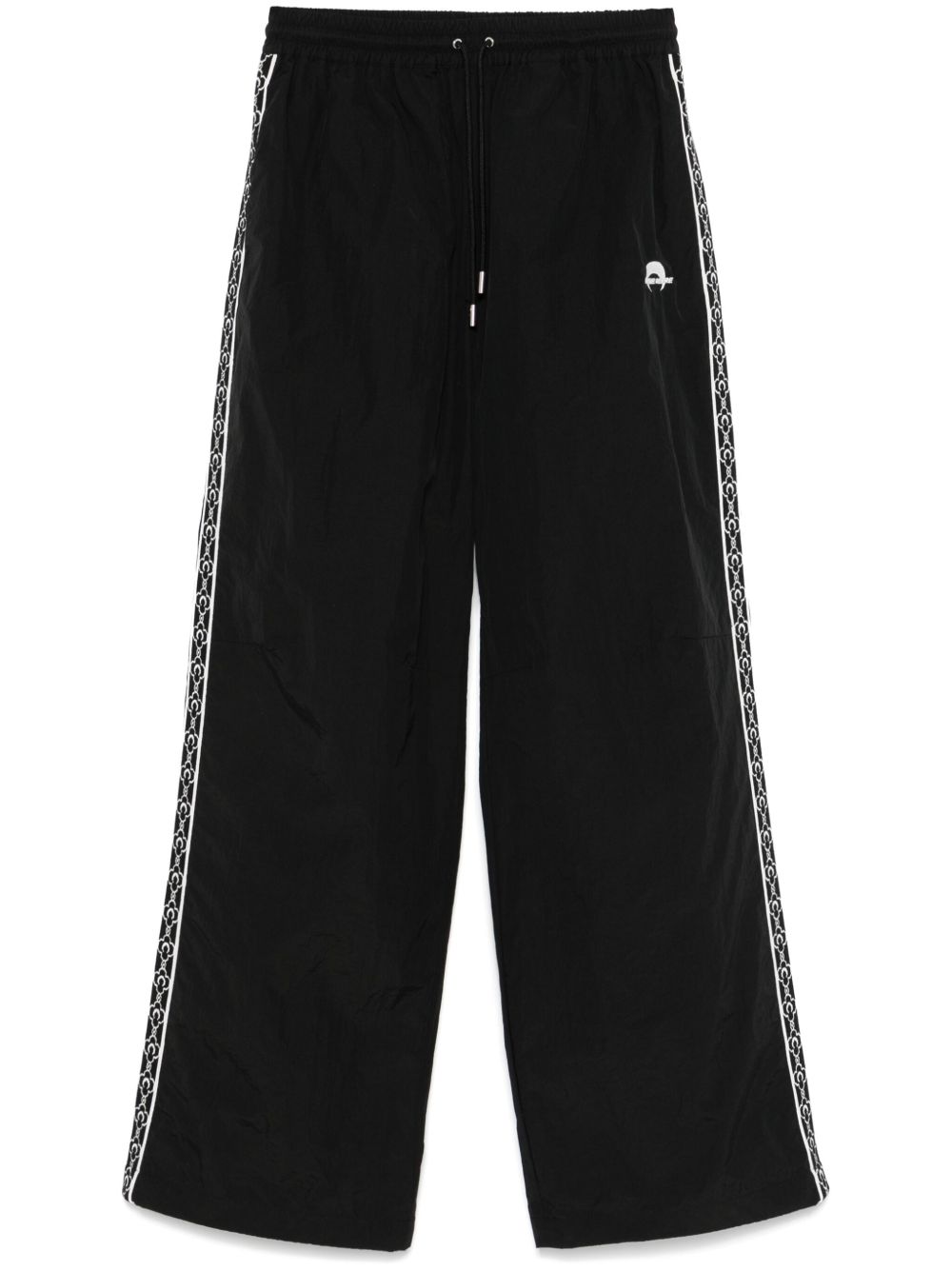 Marine Serre logo embroidered track pants Trousers Marine Serre