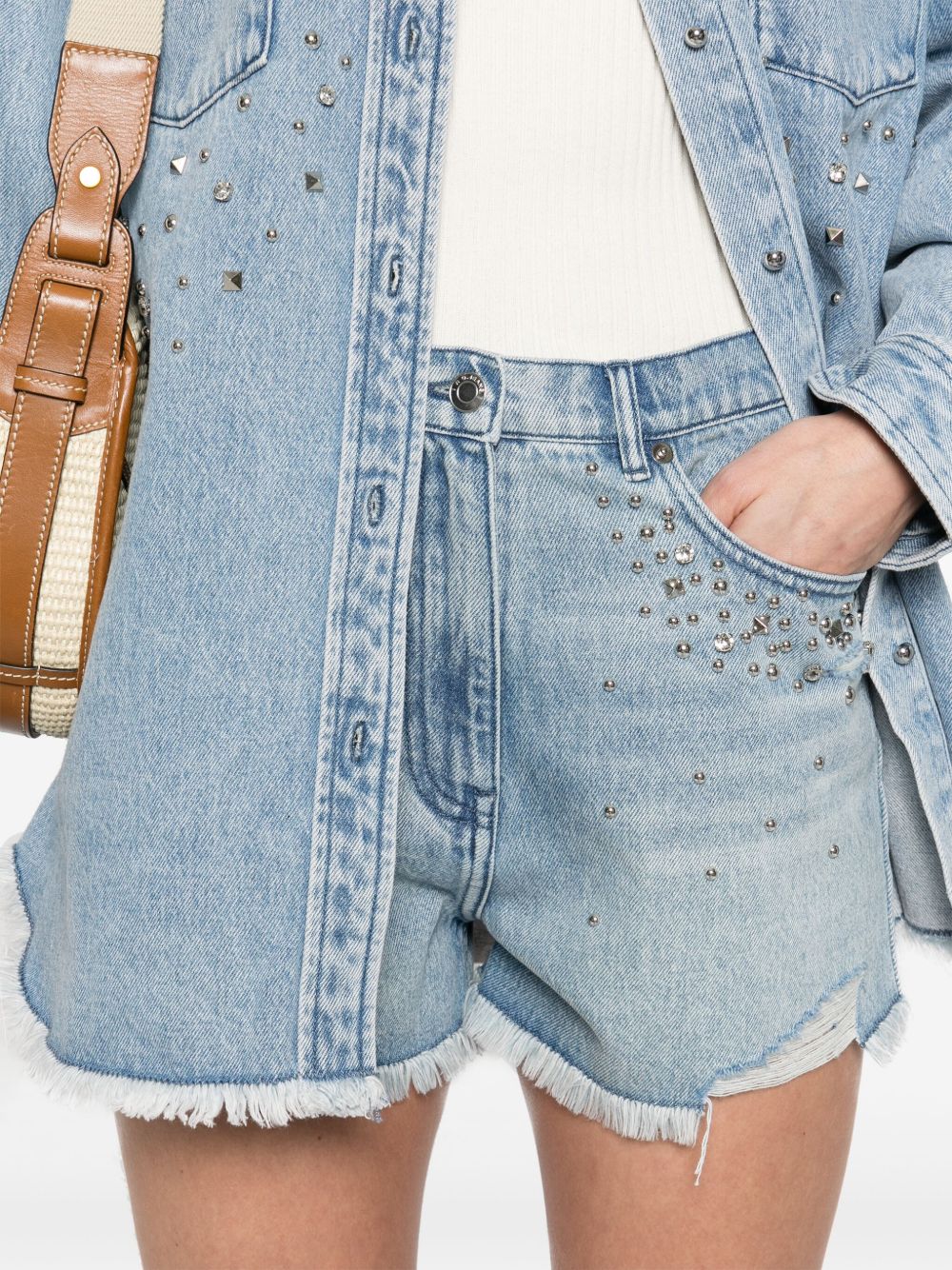 Iro mini denim shorts Short trousers Iro