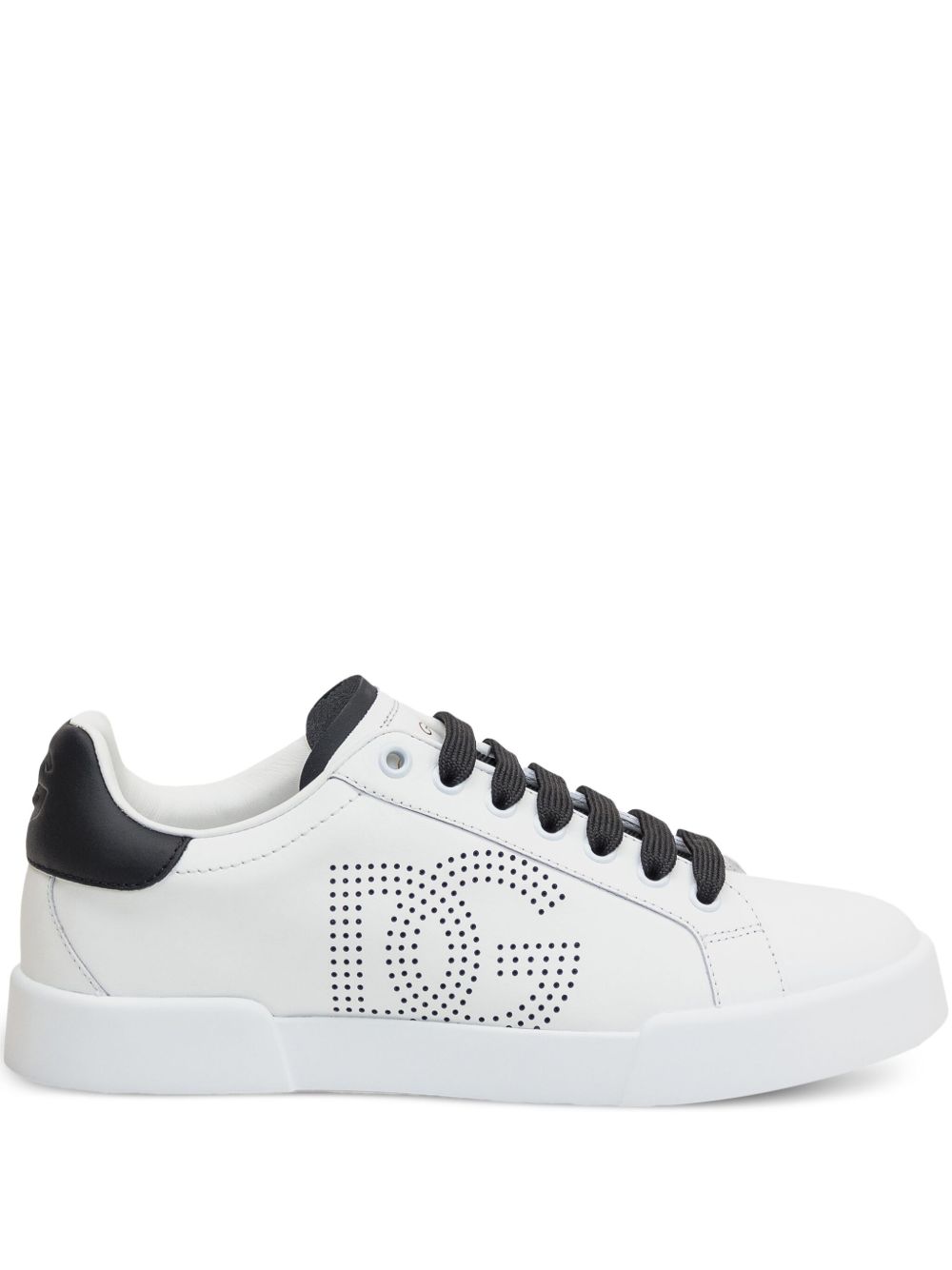 Dolce & Gabbana Portofino perforated-logo leather sneakers Sneakers Dolce & Gabbana