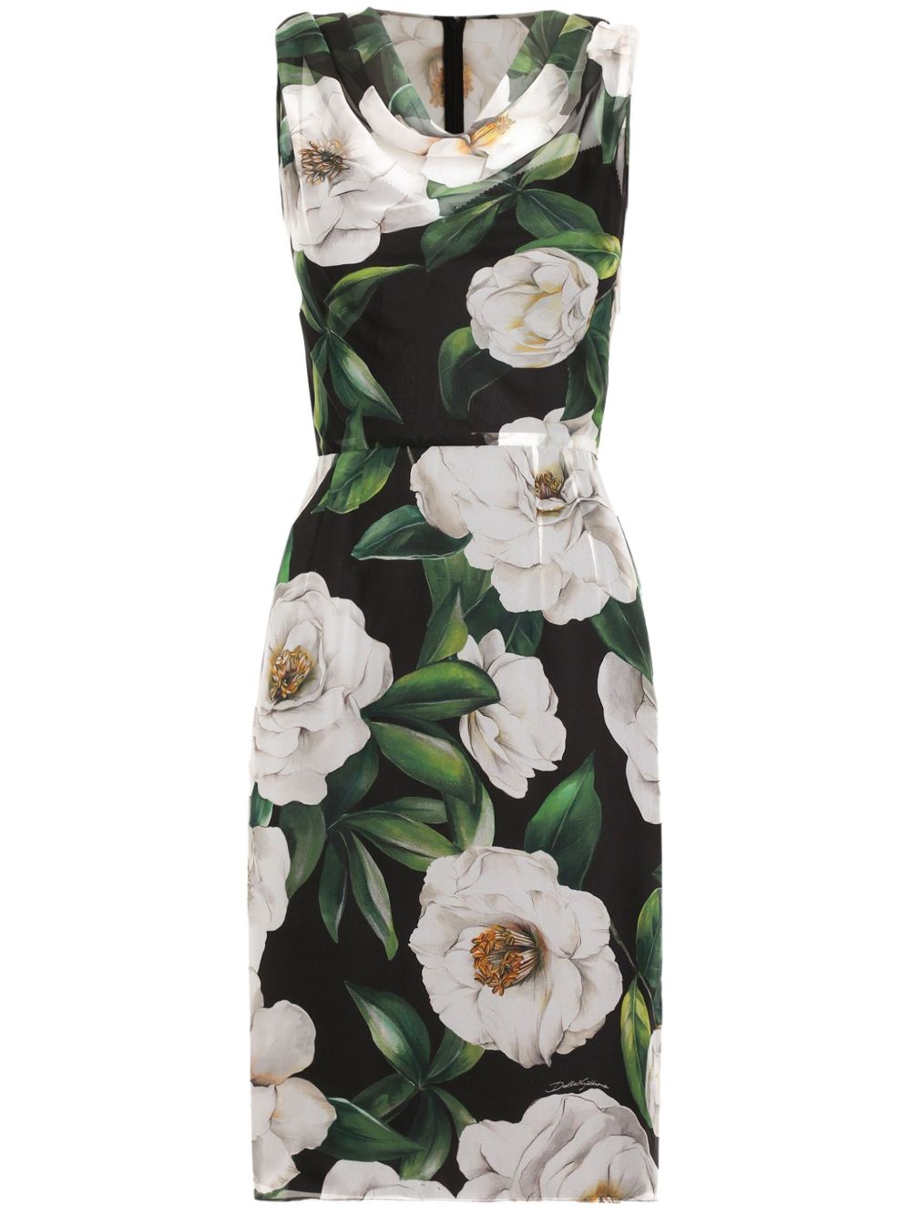 Dolce & Gabbana floral print chiffon midi dress Dresses Dolce & Gabbana