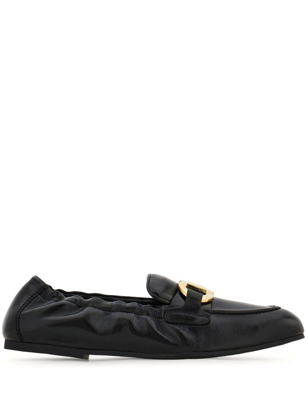 Ferragamo Flat shoes Black Moccasins Ferragamo