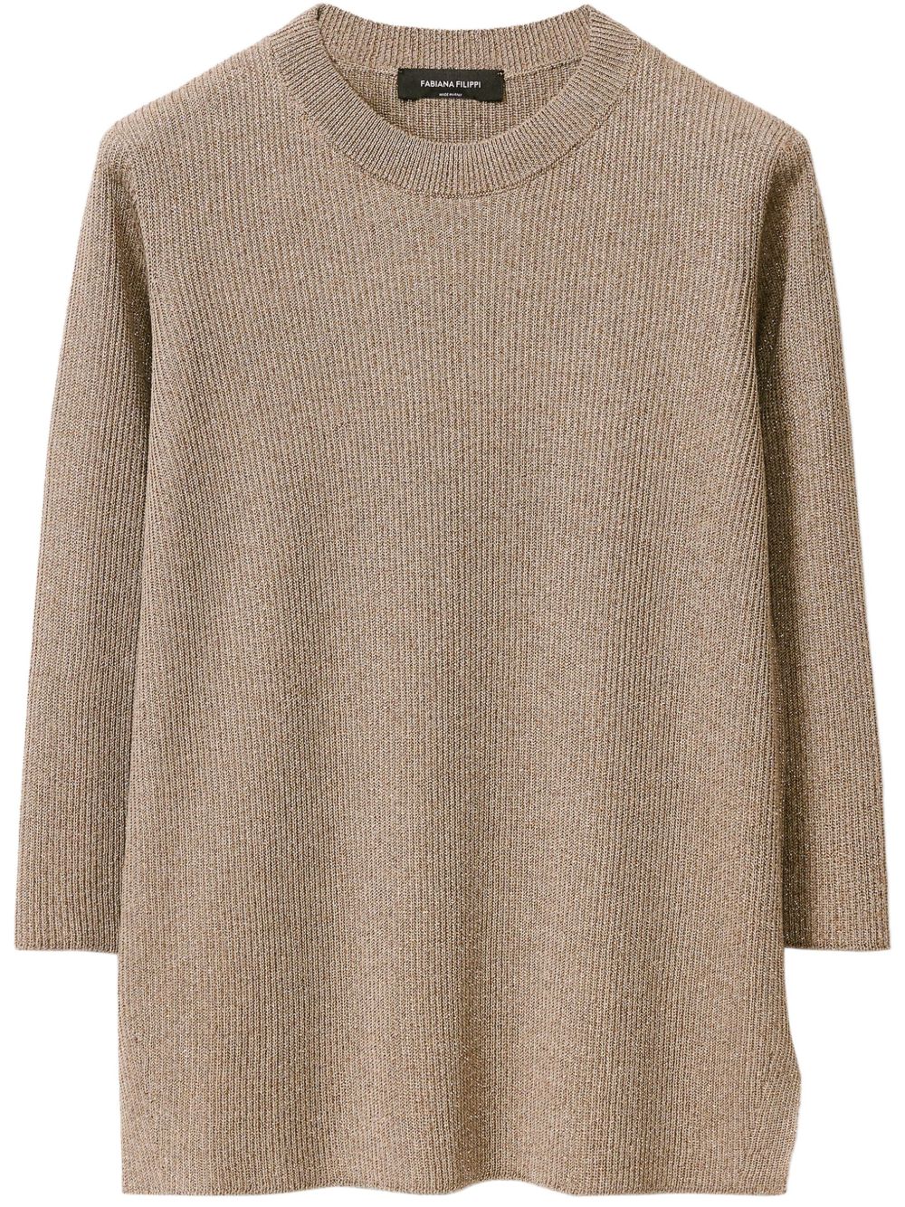 Fabiana Filippi Sweaters Brown Topwear Fabiana Filippi