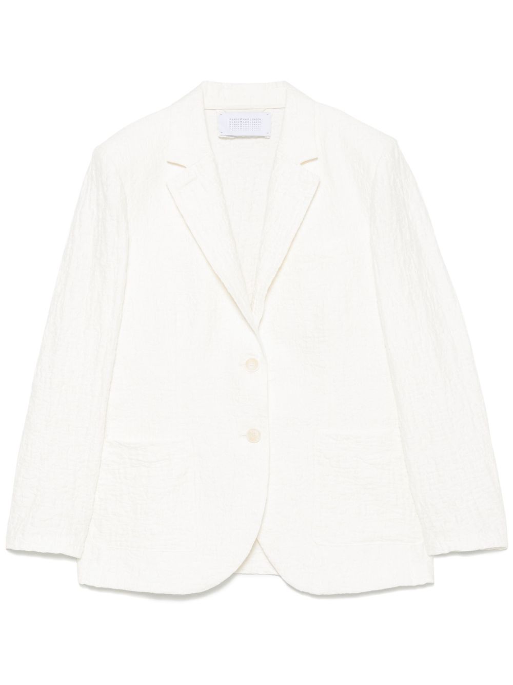 Harris Wharf London crinkled shoulder-pads blazer Jackets Harris Wharf London