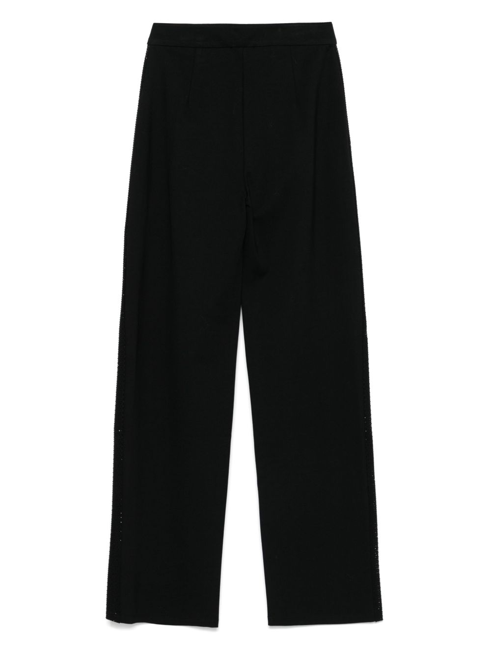 Emporio Armani jersey trousers with bands and micro studs Trousers Emporio Armani