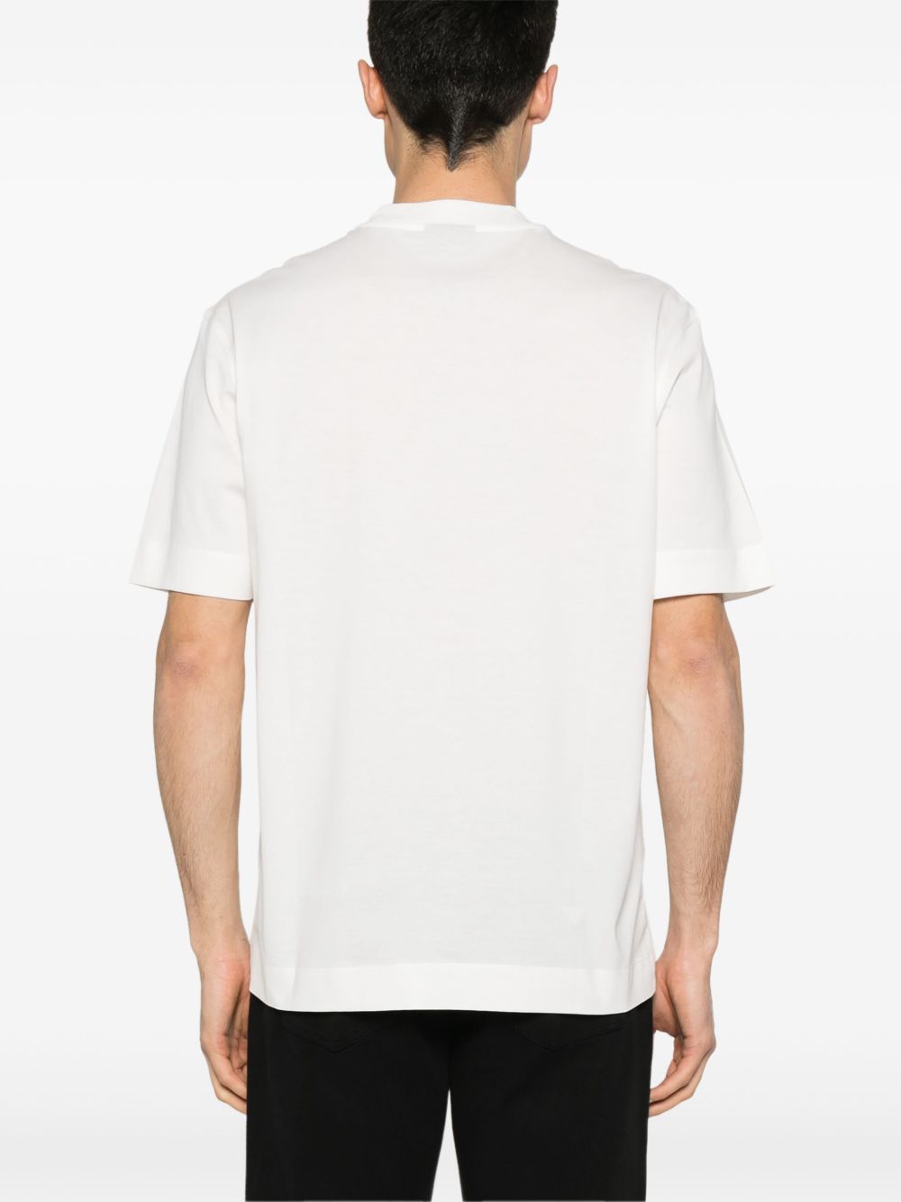 Emporio Armani T-shirts and Polos White Topwear Emporio Armani