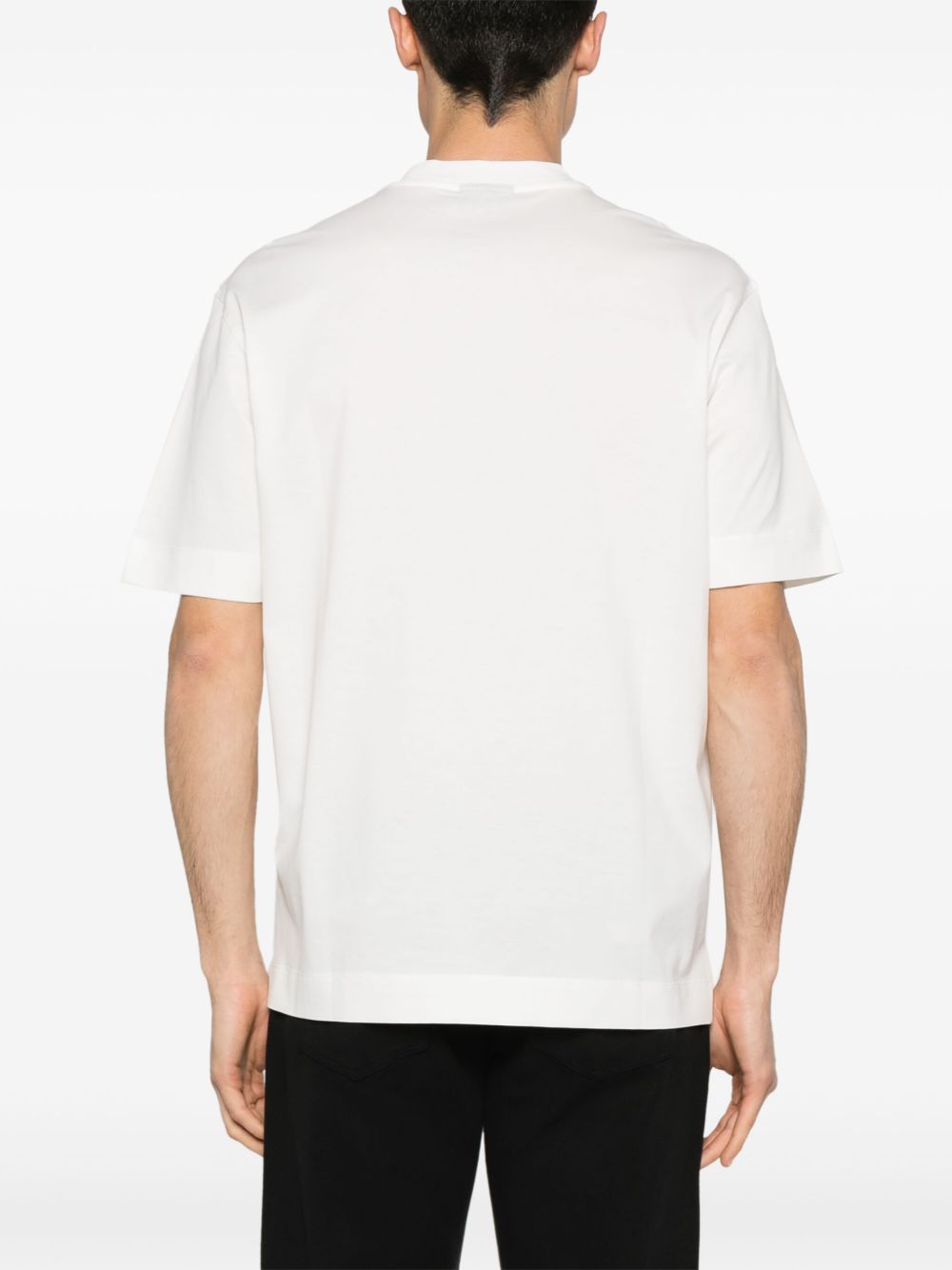 Emporio Armani T-shirts and Polos White Topwear Emporio Armani