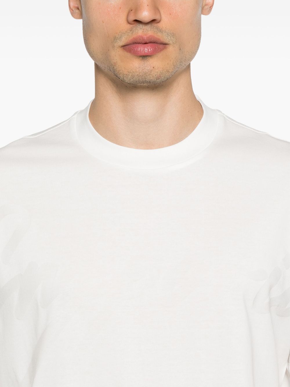 Emporio Armani T-shirts and Polos White Topwear Emporio Armani