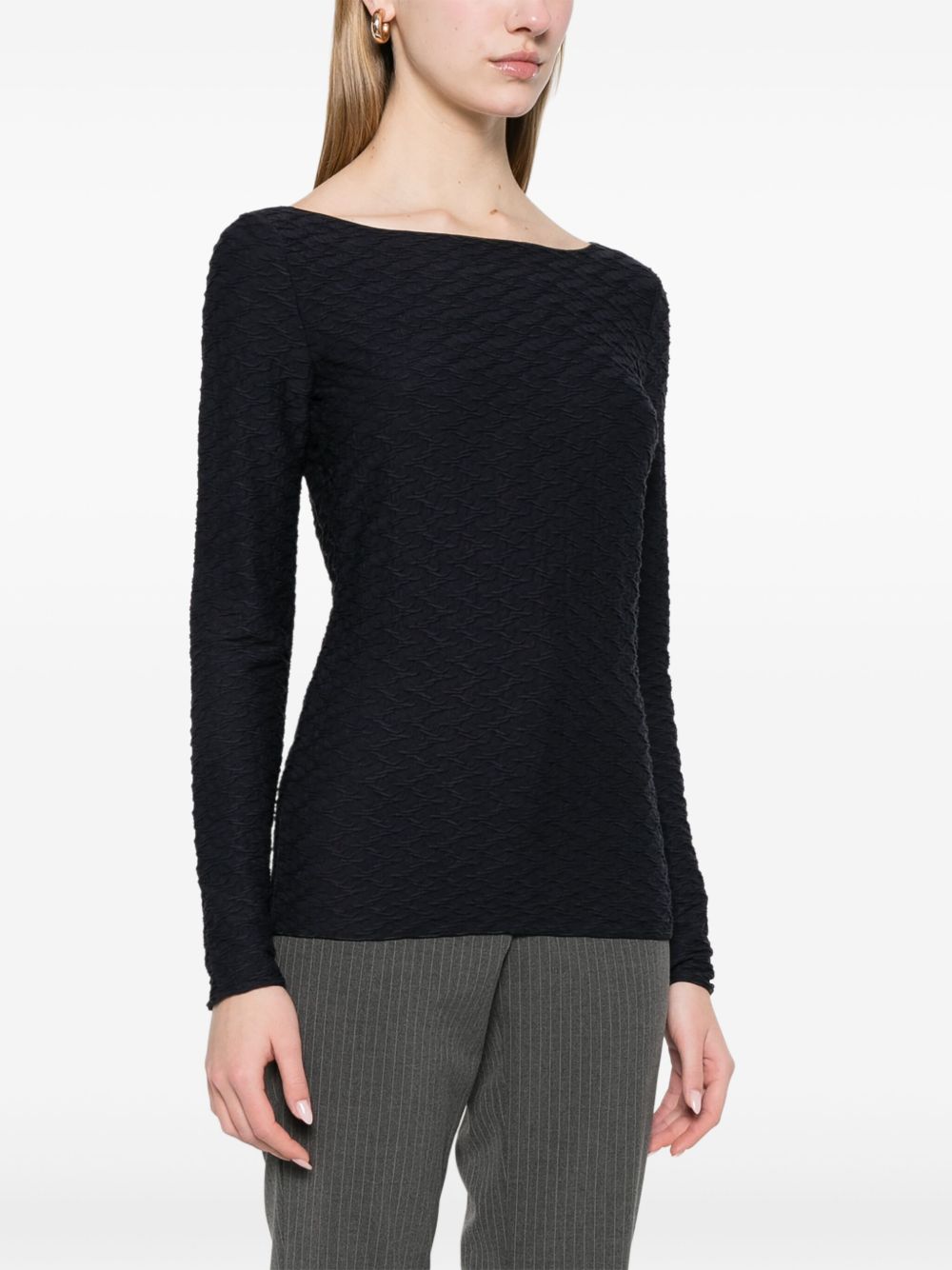 Emporio Armani Sweaters Blue Topwear Emporio Armani