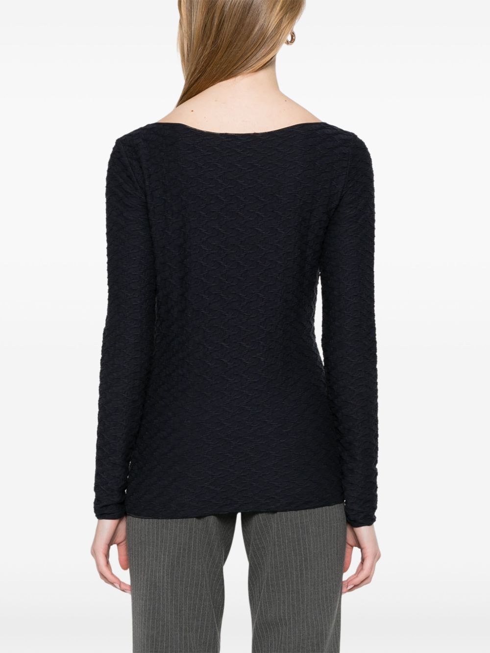 Emporio Armani Sweaters Blue Topwear Emporio Armani