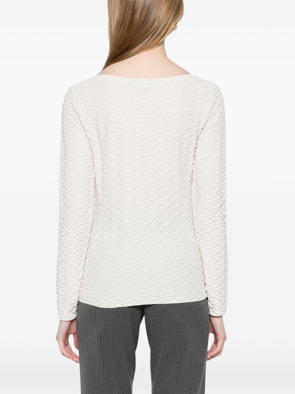 Emporio Armani Sweaters White Topwear Emporio Armani