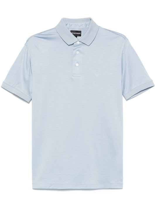 Emporio Armani T-shirts and Polos Clear Blue