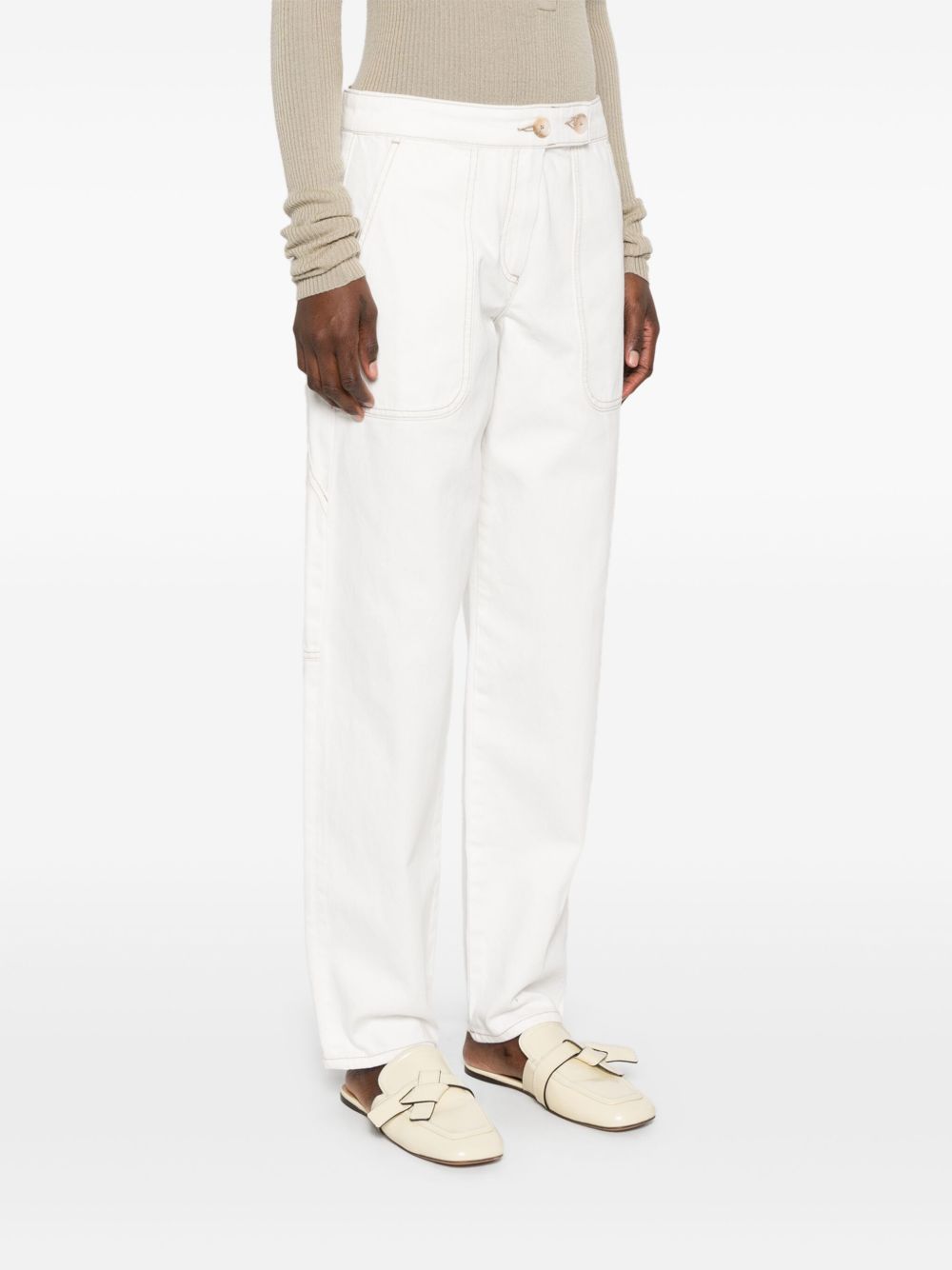 Emporio Armani Trousers White Trousers Emporio Armani