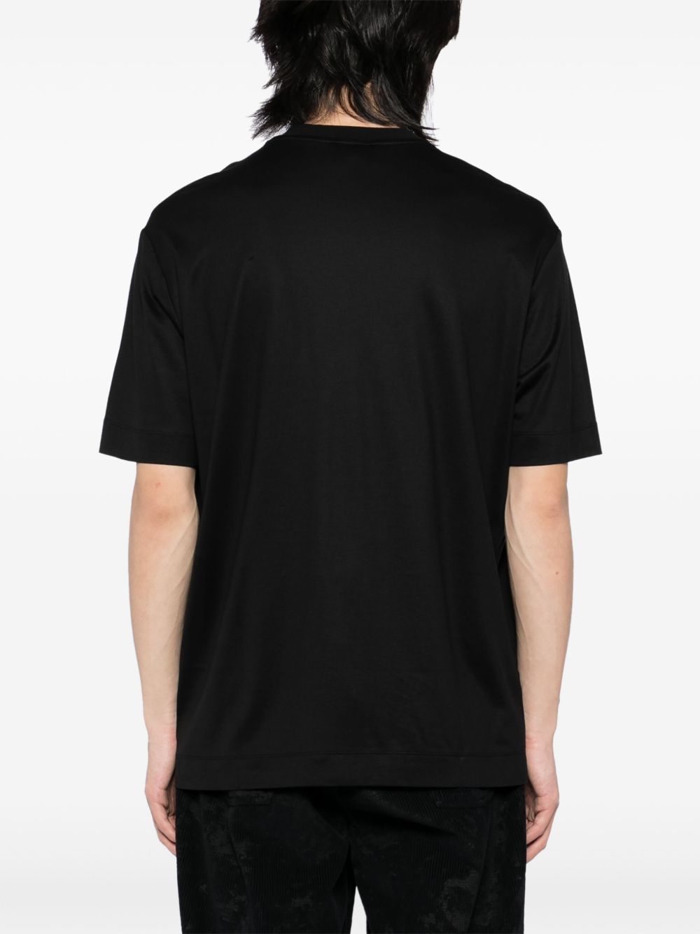 Emporio Armani T-shirts and Polos Black Topwear Emporio Armani