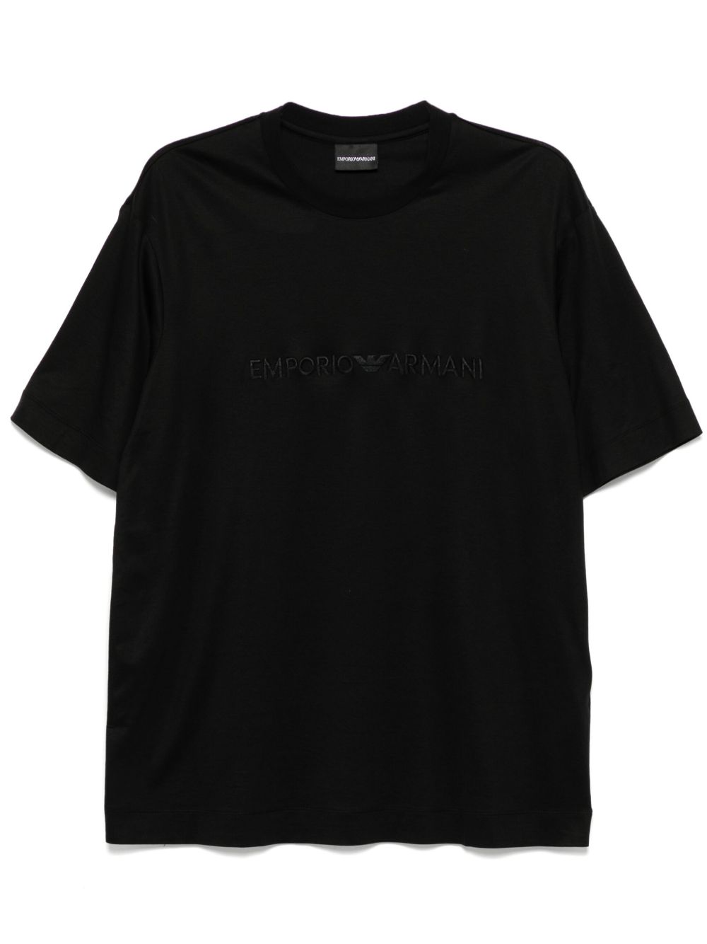 Emporio Armani T-shirts and Polos Black Topwear Emporio Armani