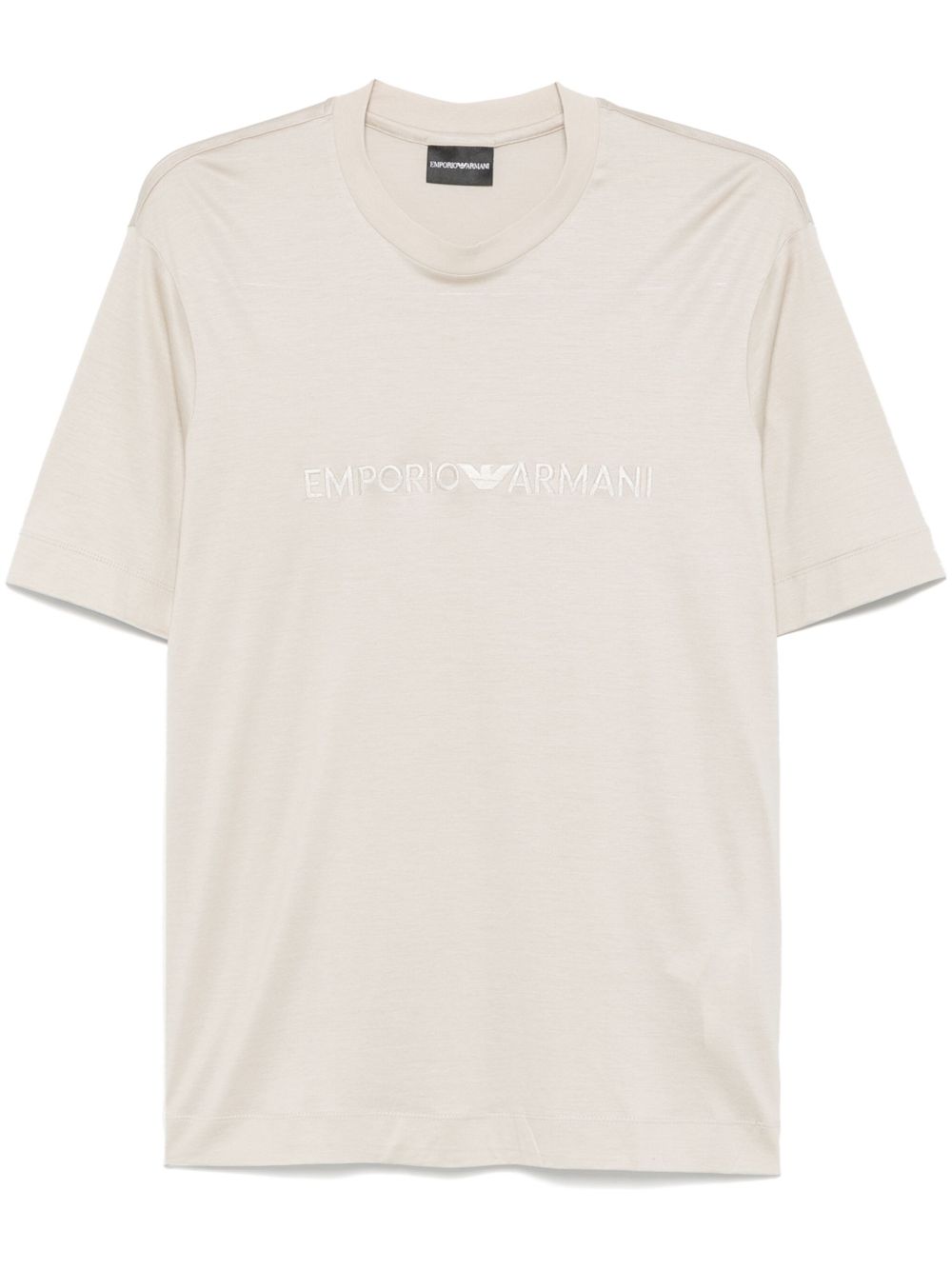 Emporio Armani T-shirts and Polos Beige Topwear Emporio Armani