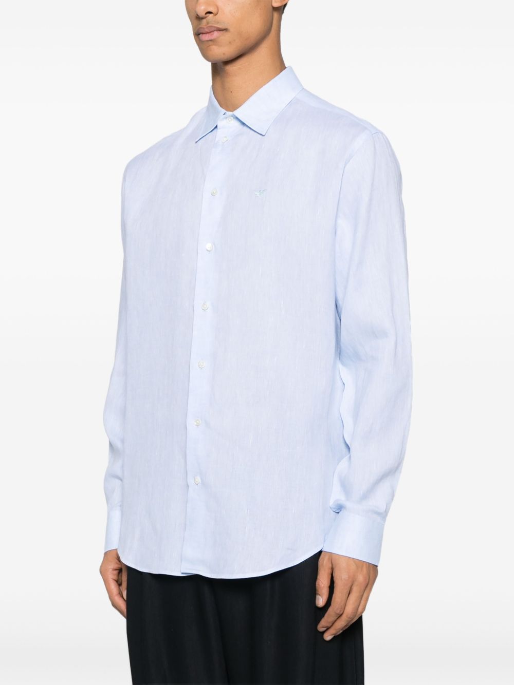 Emporio Armani Shirts Clear Blue Shirts Emporio Armani