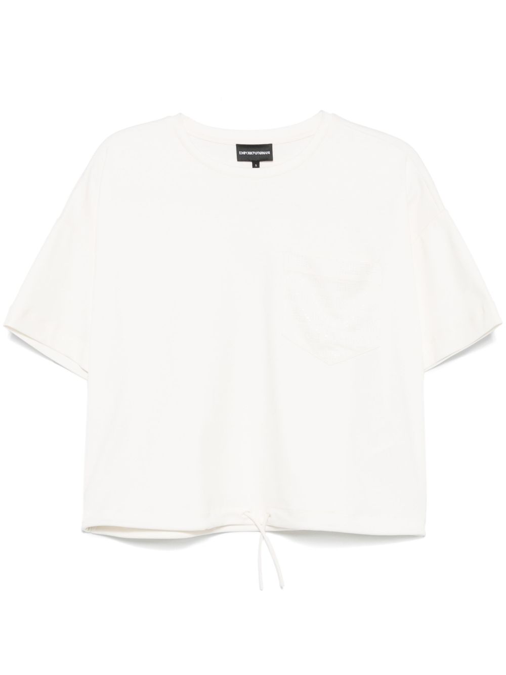 Emporio Armani T-shirts and Polos White Topwear Emporio Armani