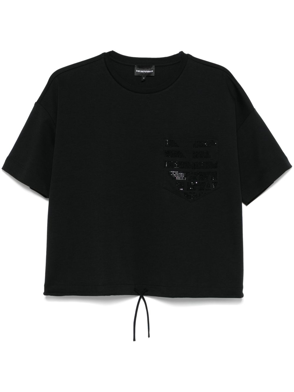 Emporio Armani T-shirts and Polos Black Topwear Emporio Armani