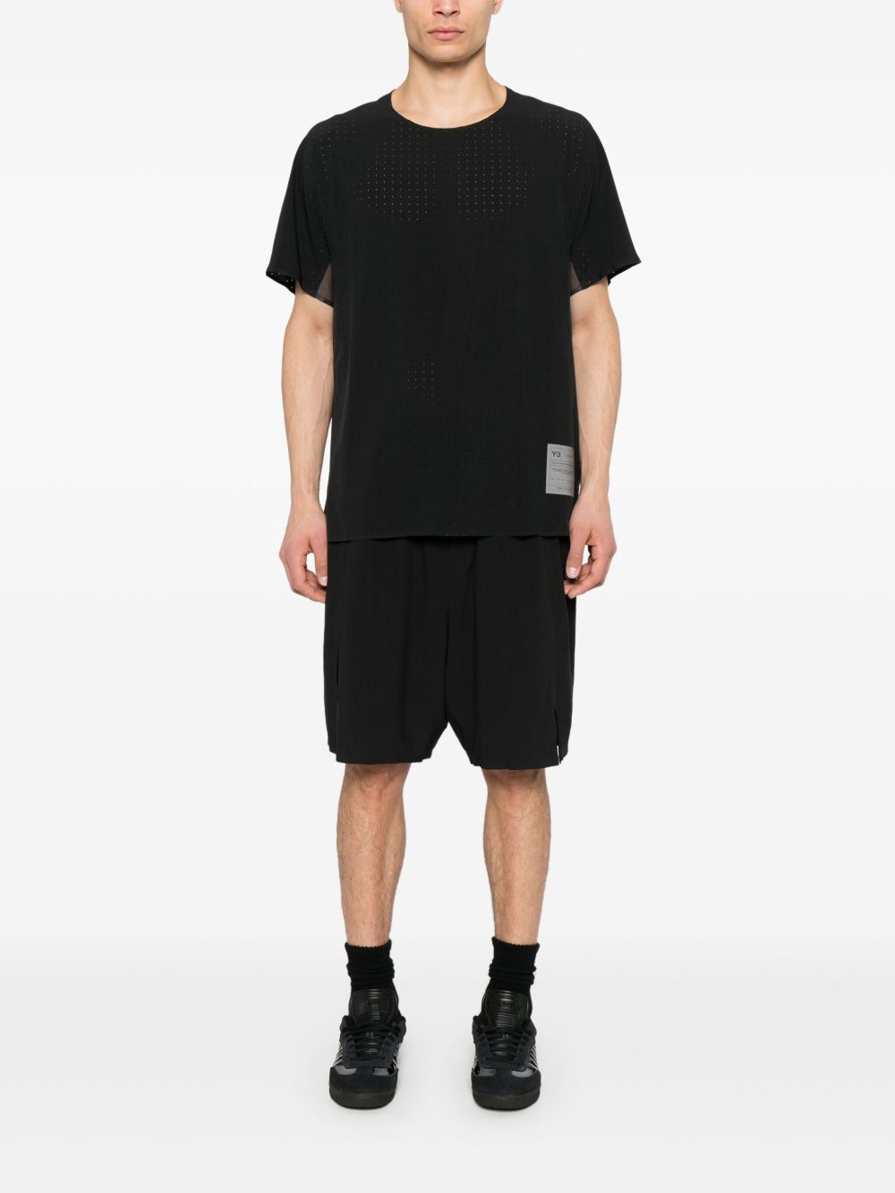 Y-3 T-shirts and Polos Black Topwear Y-3