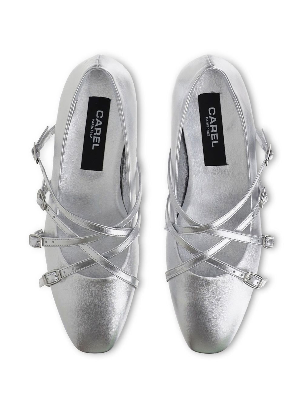 CAREL PARIS Flat shoes Silver Flat Shoes Carel Paris