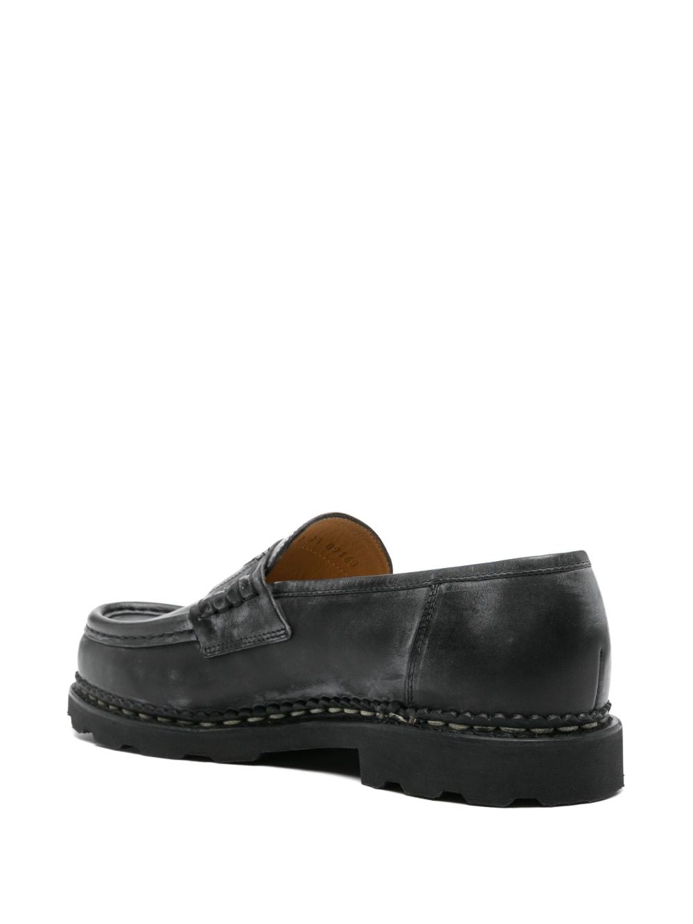 Paraboot Flat shoes Black Moccasins Paraboot