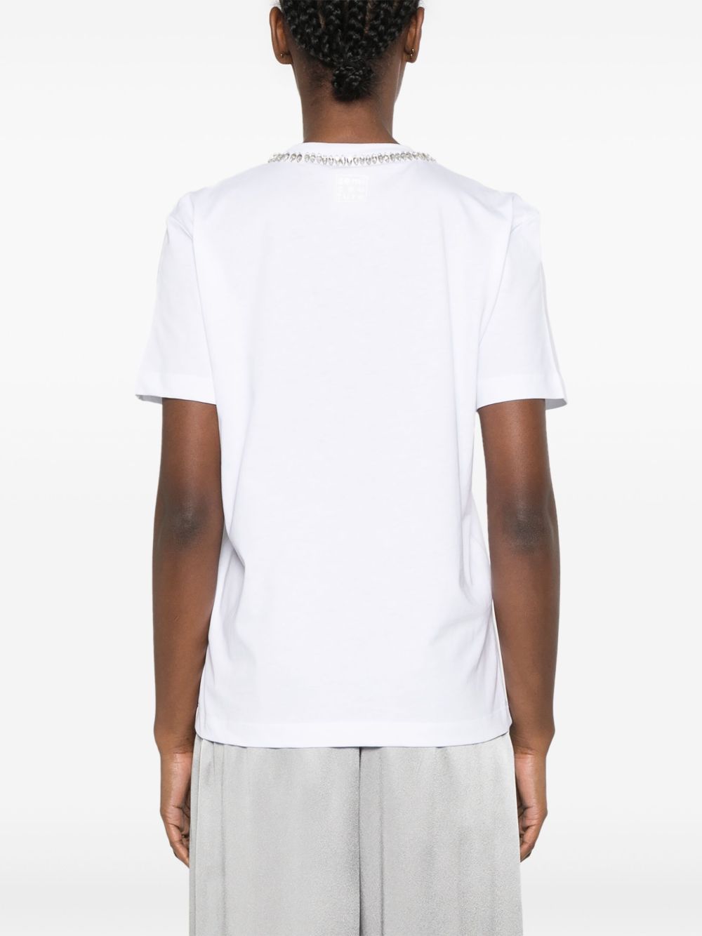 Semicouture T-shirts and Polos White Topwear Semicouture