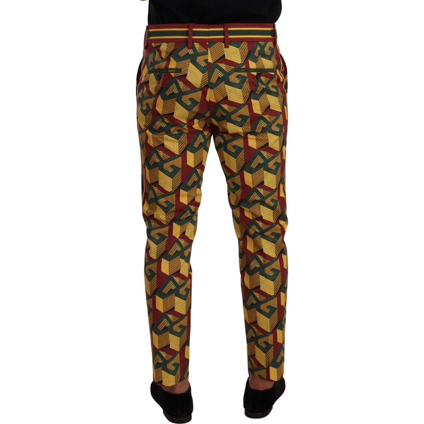 Dolce & Gabbana Elegant Multicolor Tapered Pants for Men Dolce & Gabbana