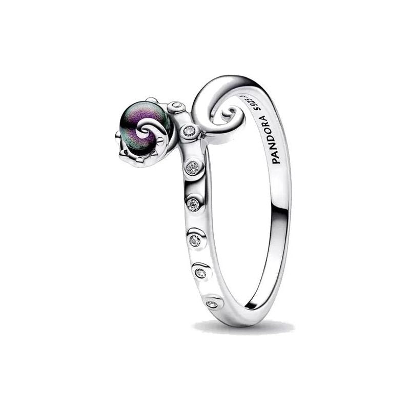 PANDORA JEWELS DISNEY COLLECTION Mod. THE LITTLE MERMAID URSULA - RING - Size 52 Ring PANDORA