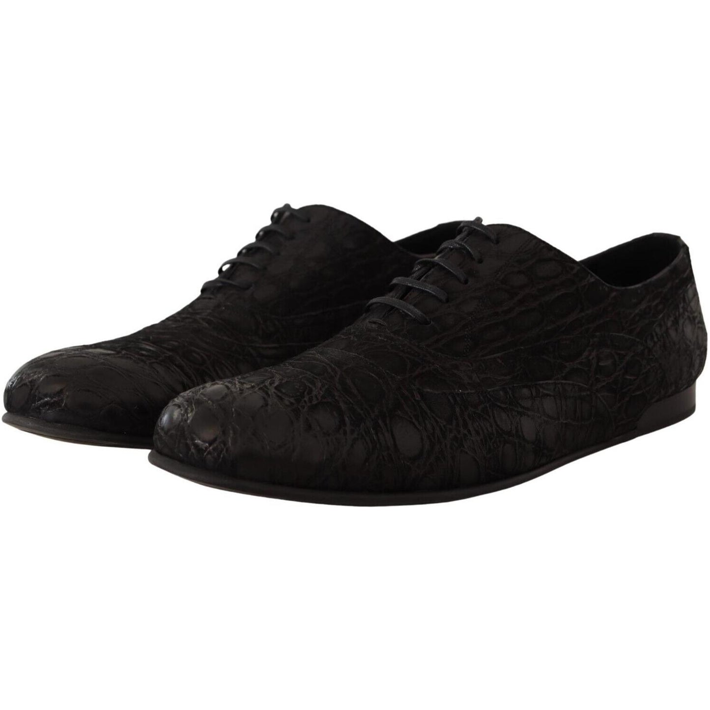 Dolce & Gabbana Elegant Exotic Leather Oxford Shoes Dolce & Gabbana