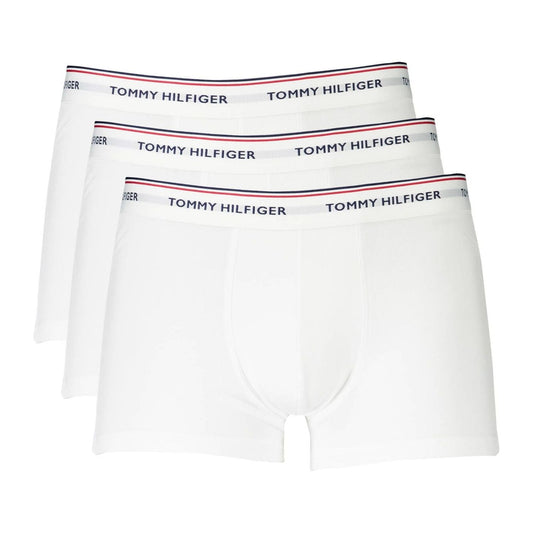 Tommy Hilfiger White Cotton Men Boxer Tommy Hilfiger