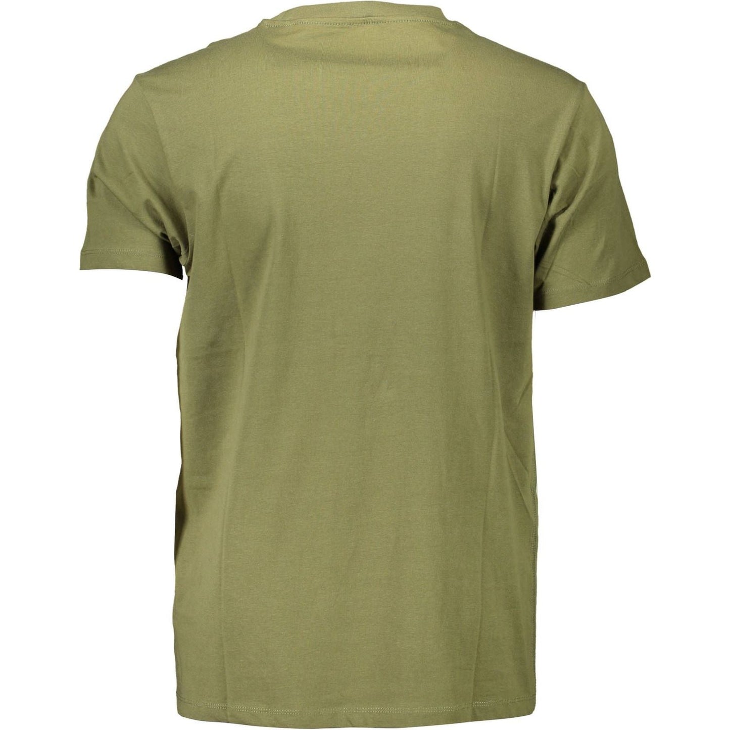 Guess Jeans Green Cotton Men T-Shirt Guess Jeans