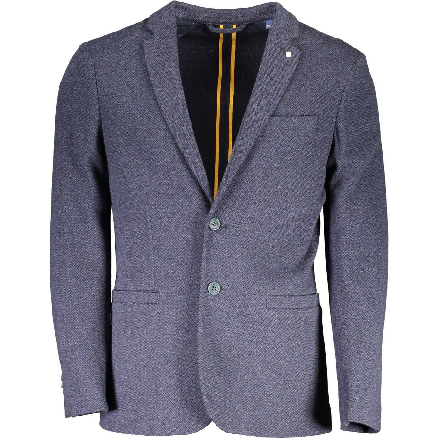 Gant Blue Cotton Men Jacket Gant