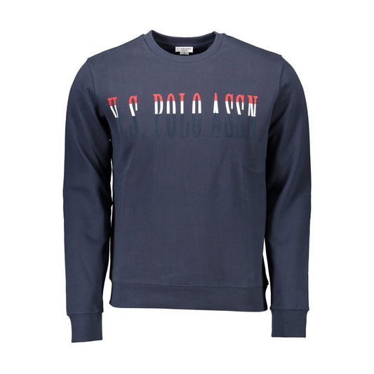 U.S. POLO ASSN. Blue Cotton Men Sweatshirt