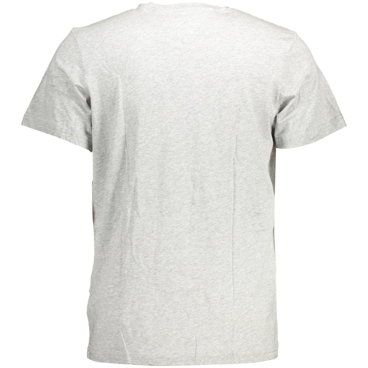 Tommy Hilfiger Gray Cotton Men T-Shirt Tommy Hilfiger